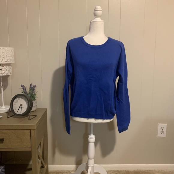 Octavia Blue Crewneck Sweater - Picture 1 of 7
